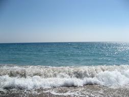 blue sea water view
