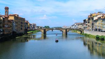 Florence River and Bridge