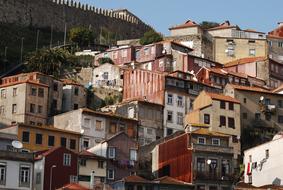 old picturesque Houses on Hillside