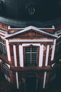 Architecture Building whire red
