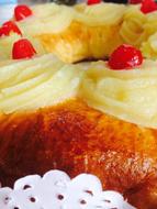 delicious dessert with berries