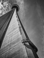 Architecture Building tower black white