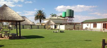 House and green grass
