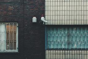 camera on Architecture Building wall