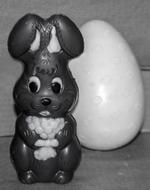 chocolate christmas bunny