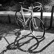 Bicycle Retro Black And white