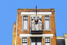 Building Brick Balcony windows