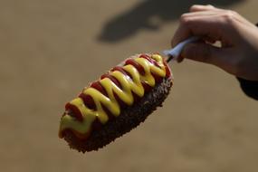 meat dish with mustard