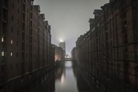 Architecture Building watre canal