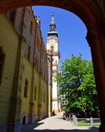 tower in the city center in hungary