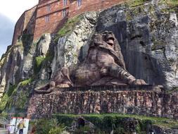 Lion Belfort Bartholdi fortress