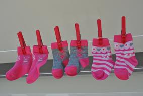 Socks newborn Pink