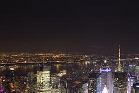 New York Skyline at Night