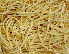 Boiled pasta is delicious