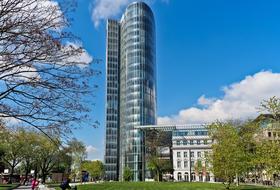 modern high rise building in Dusseldorf