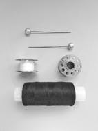 thread the needle black and white