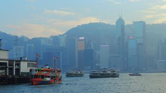 Hongkong river port