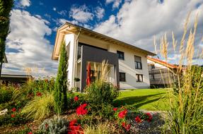 house with land for one family
