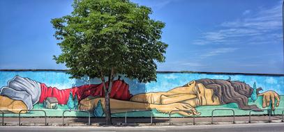 Sleeping Giant Cartoon