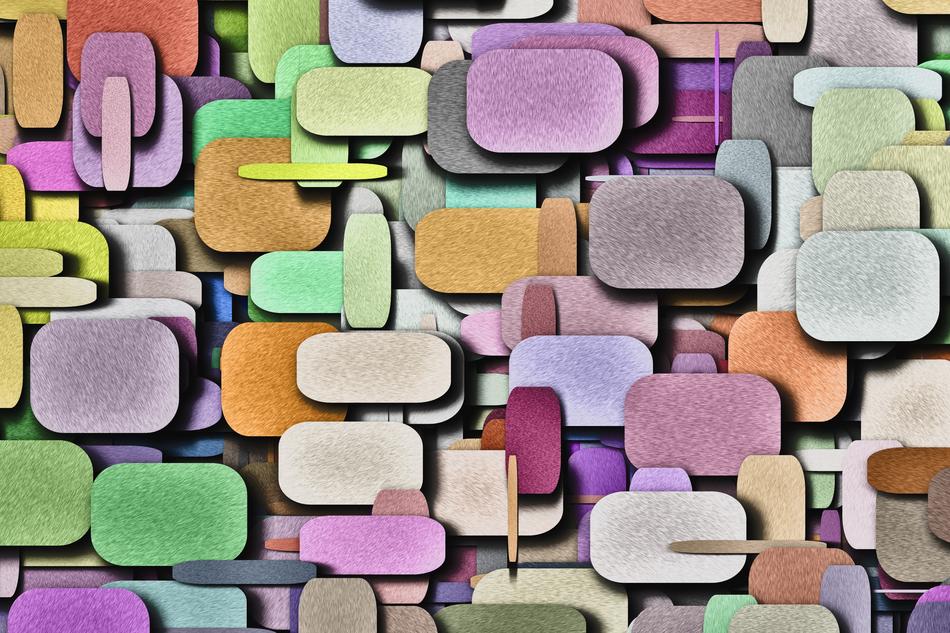 background painted squares art colors