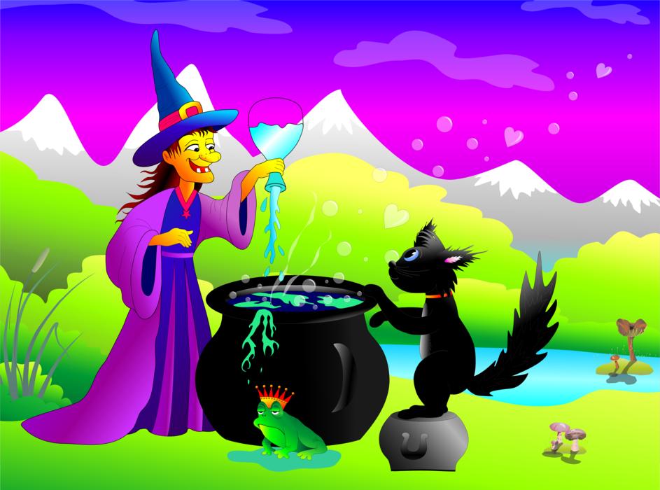 the witch frog cat boiler