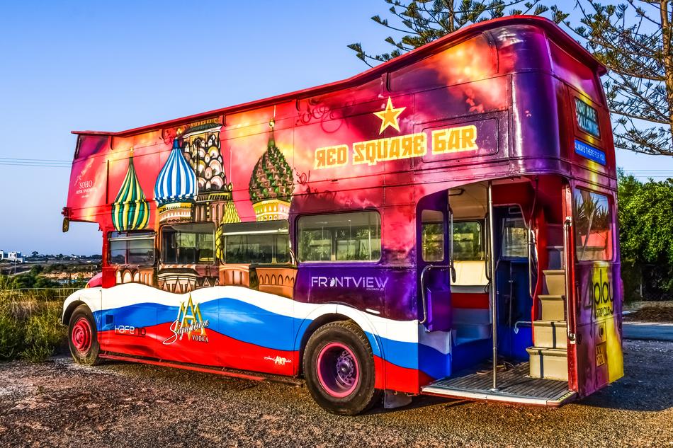 Bus Double-Decker Colorful