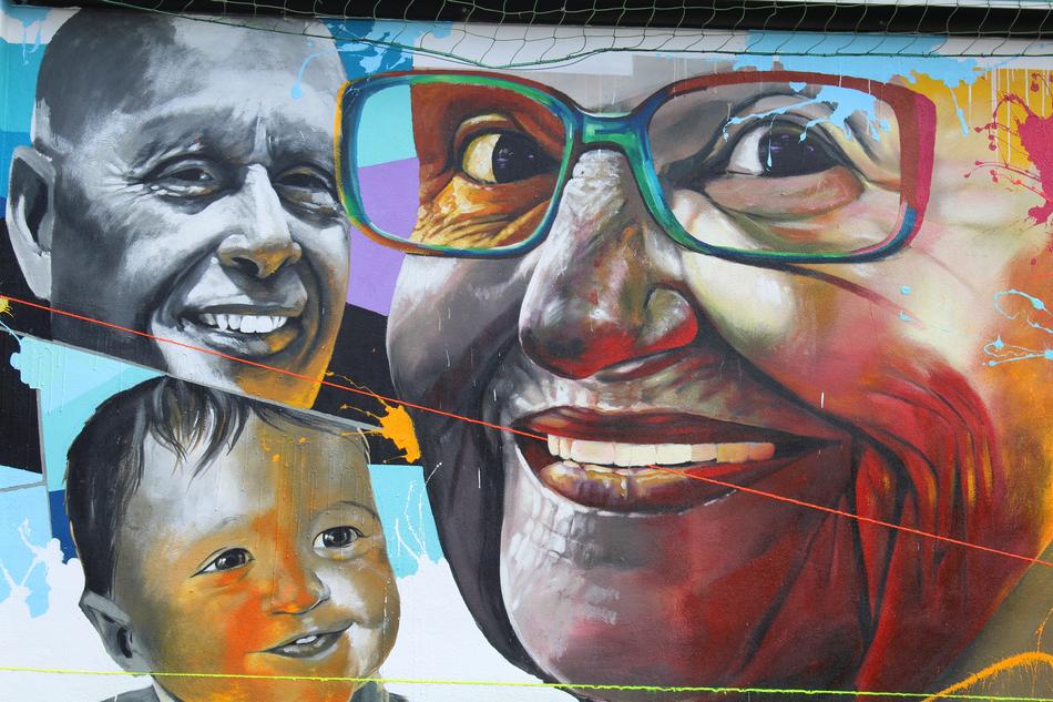Murals Faces Expression