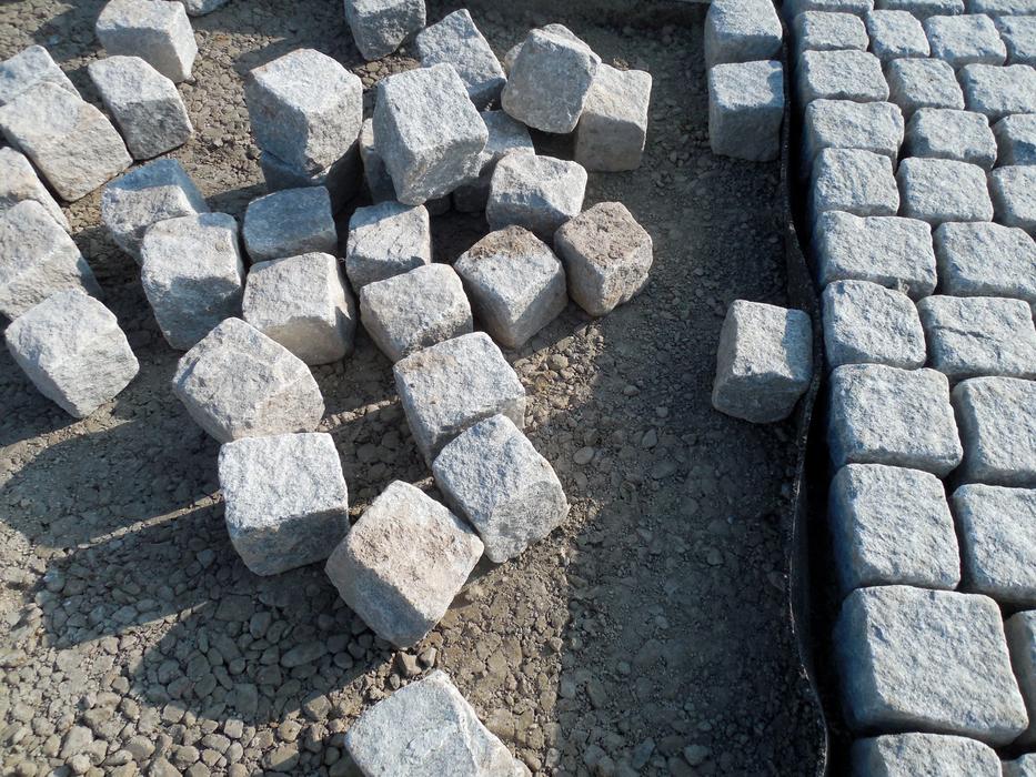 Paving Stones Road Construction