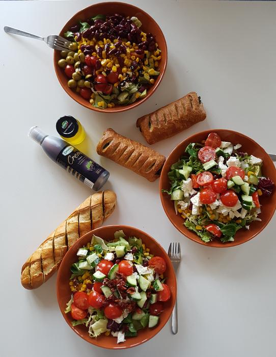 delicious breakfast on the table