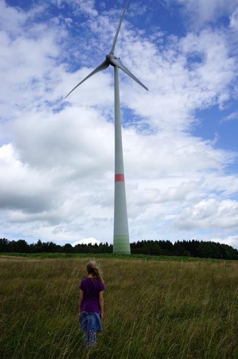 Girl Windmill