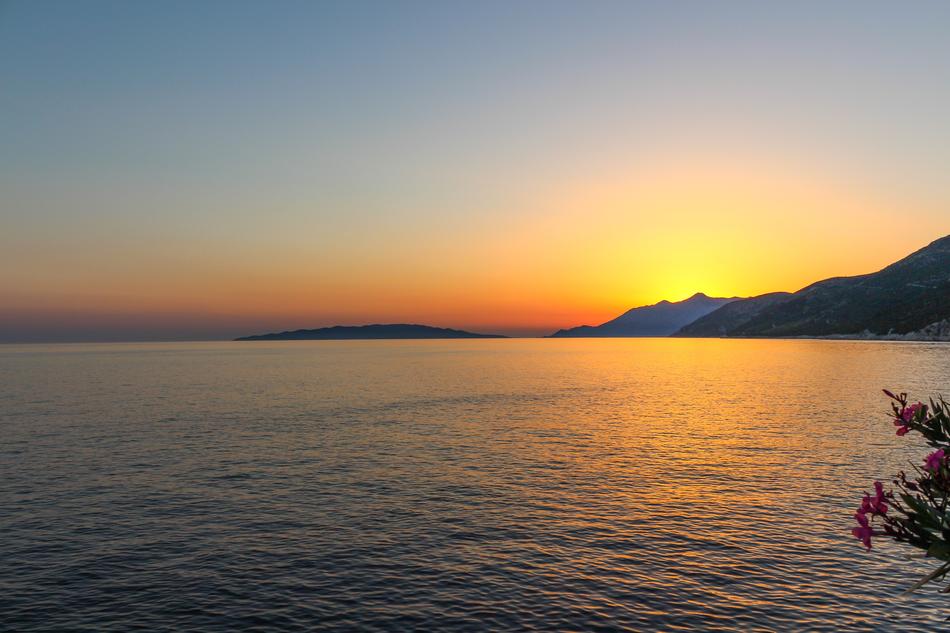 Late Sunset in Dalmatia Croatia