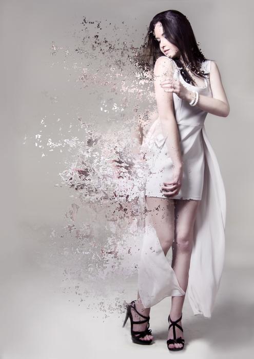 Girl In White Dress Hairstyle Hair