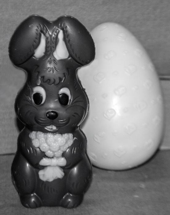 chocolate christmas bunny