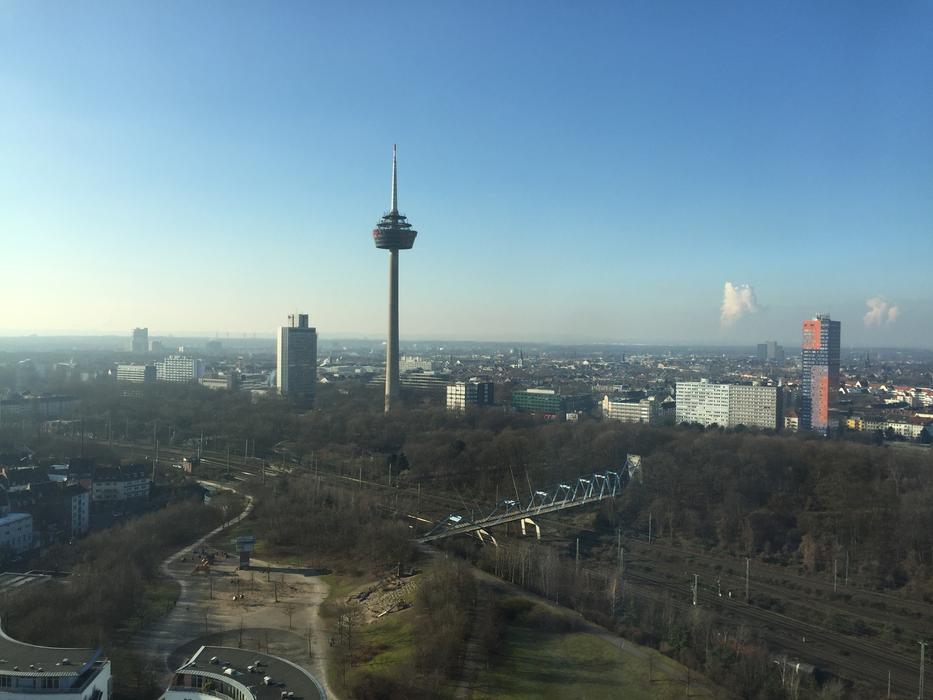 radio tower in mediapark with cologne