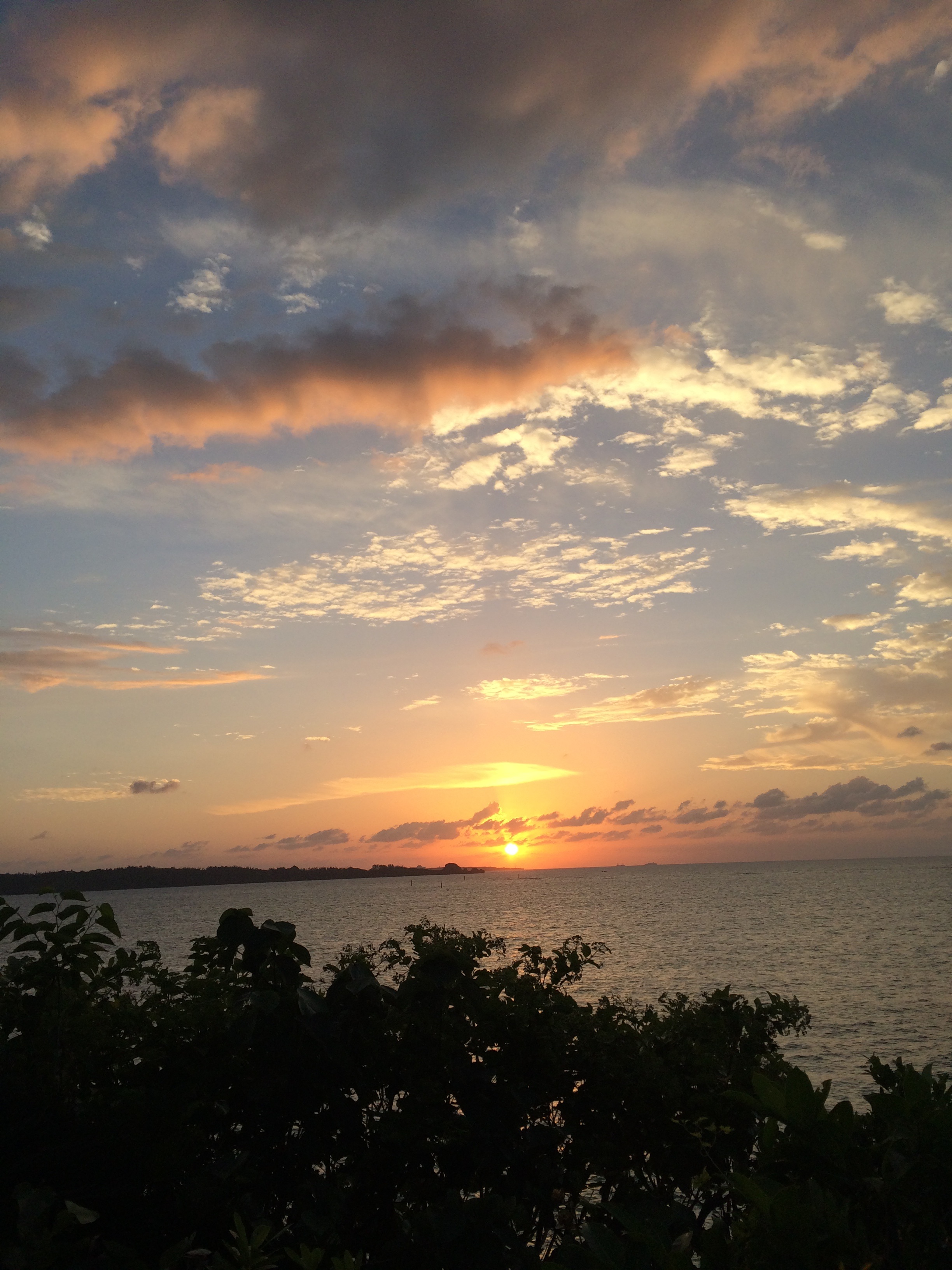 Sunset Okinawa free image download