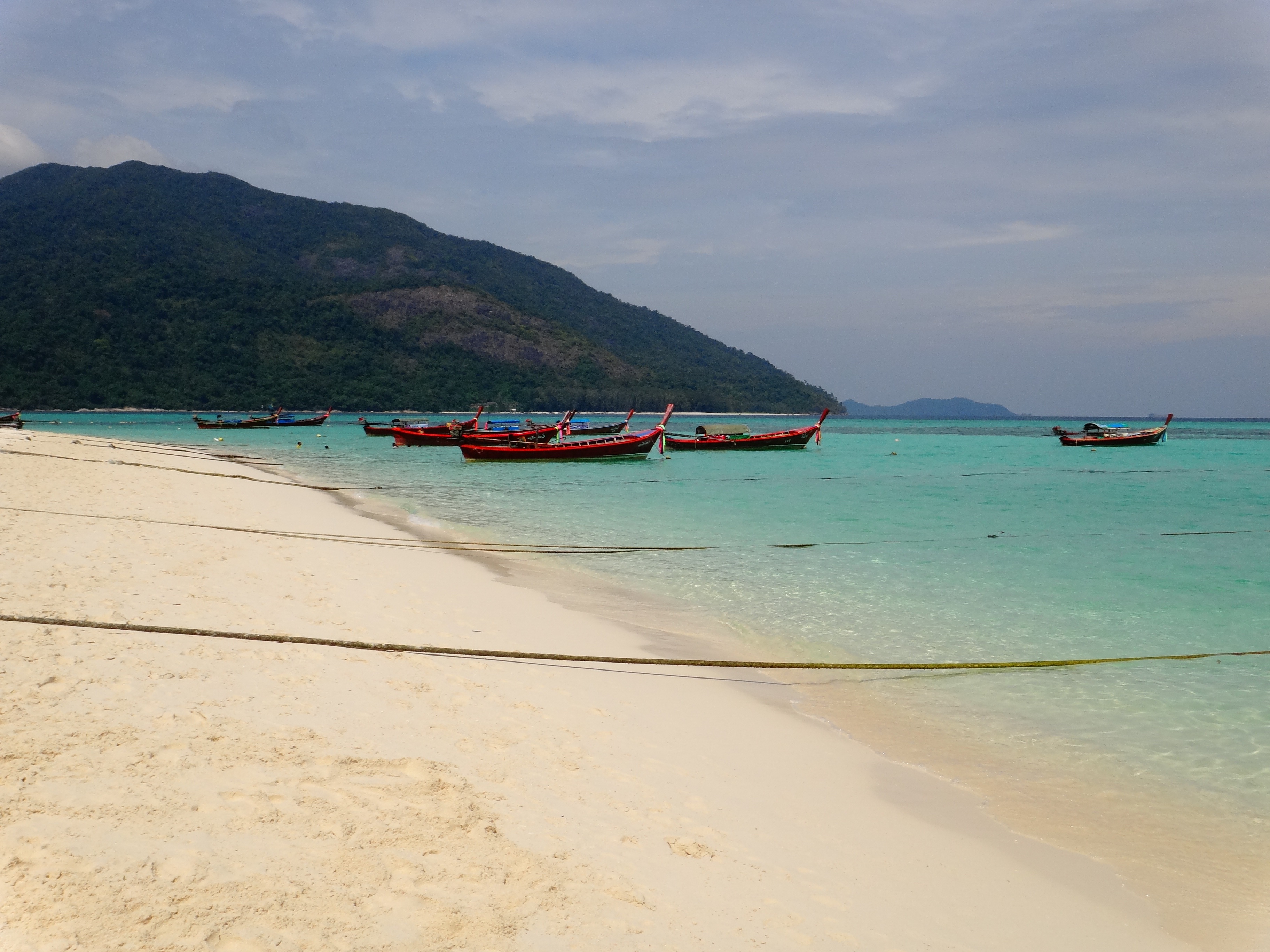 Thailand Beach Boat Long free image download