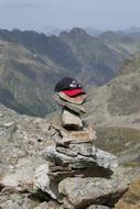 Stone sculpture on the mountain