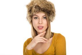 Fashion Woman fur hat