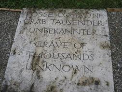 Dachau Memorial Grave