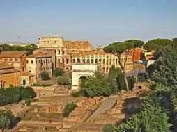 The Ruins Of Rome Colosseum Italy