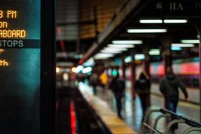 Station Subway Train people