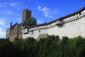 Wartburg Castle and garden