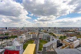 Panorama Potsdam Place city