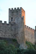 medieval fortress tower at dusk