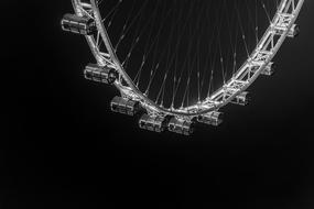night, ferris wheel