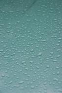 Water Droplets Dew Blue
