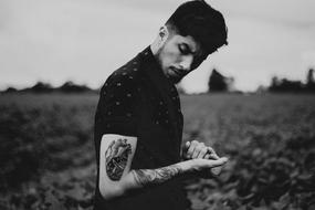 People Man Guy Black And white