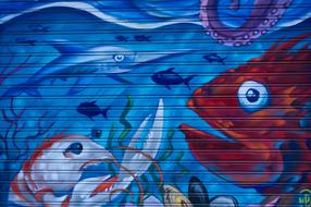 Animal Marine Fish street art