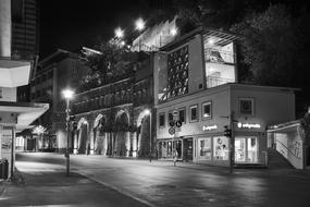 City Black And White street