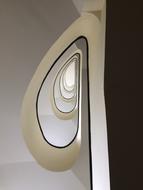 abstract spiral staircase